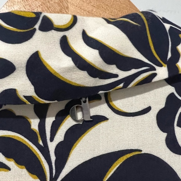 Dixie Shirt Dress Blue Paisley Size Small Women's Maxi Long Modest Button Front - Picture 4 of 8